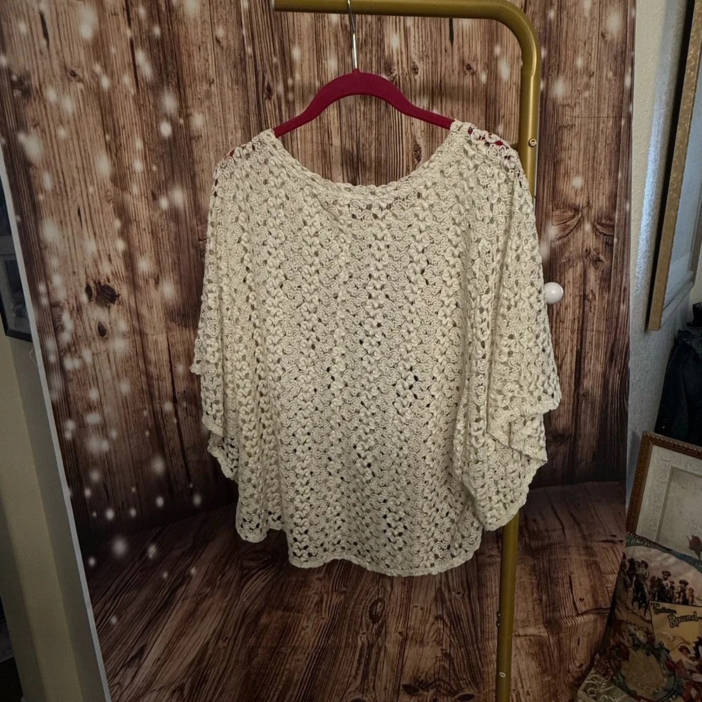 Dressbarn Cream Knit Blouse - Picture 3 of 6
